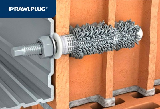 RAWLPLUG Exemplu de utilizare ancora chimica - Ancore chimice pentru beton zidarie armatura si tije filetate