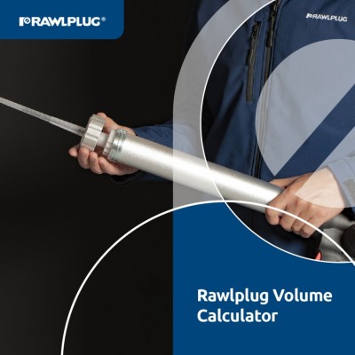 RAWLPLUG Rawlplug Volume Calculator - Ancore chimice pentru beton, zidarie, armatura si tije filetate RAWLPLUG