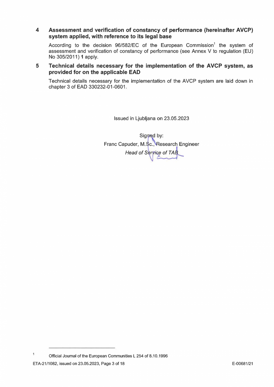 Pagina 3-Certificat ETA 21-1082 pentru ancora expandabila RAWLPLUG R-HPTIII-A4 Certificare produs Engleza 