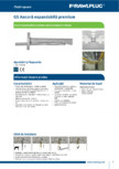 Ancora expandabila premium pentru etansare in beton RAWLPLUG - R-GS