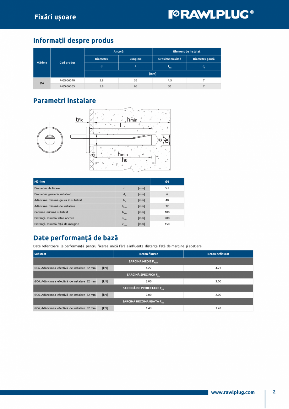 Pagina 2-Ancora expandabila premium pentru etansare in beton RAWLPLUG R-GS Fisa tehnica Romana 60

Ghid de...