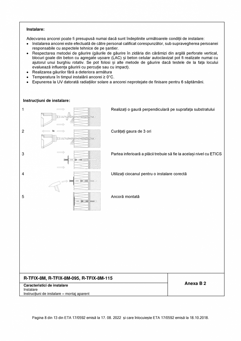 Pagina 8-Agrement - ETA 17-0592 pentru diblu premium cu cui metalic RAWLPLUG R-TFIX-8M Certificare produs...