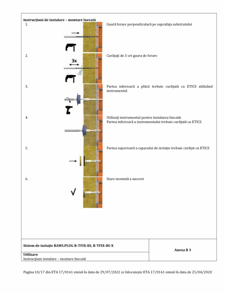 Pagina 10-Agrement ETA 17-0161 pentru diblu premium cu cui metalic RAWLPLUG R-TFIX-8SX, R-TFIX-8S Certificare ...