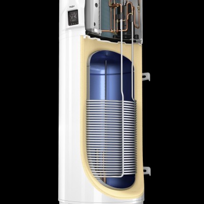 TESY Detalii boiler - Boiler cu pompa de caldura pentru producerea apei calde menajere AquaThermica Compact