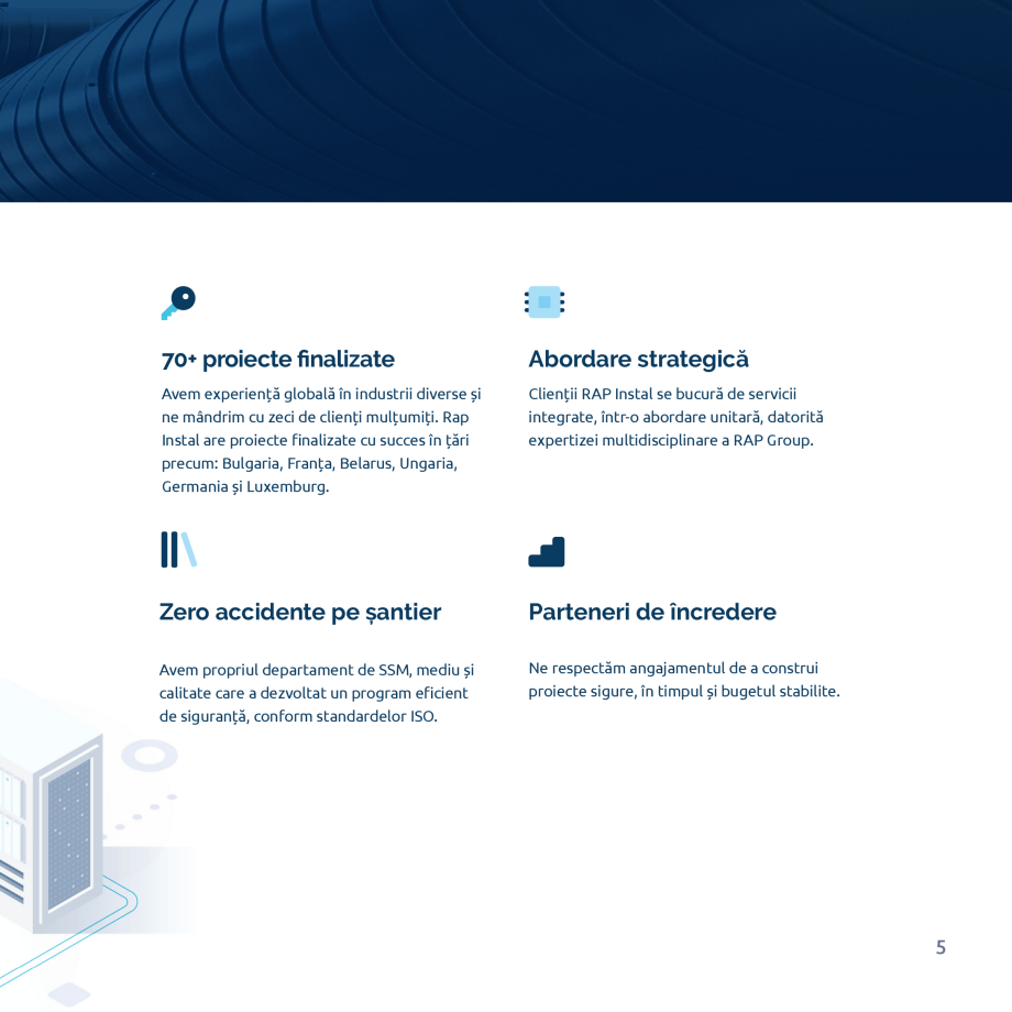 Pagina 11-RAP Instal - Servicii impecabile de la proiectare la mentenanță  Catalog, brosura Romana 