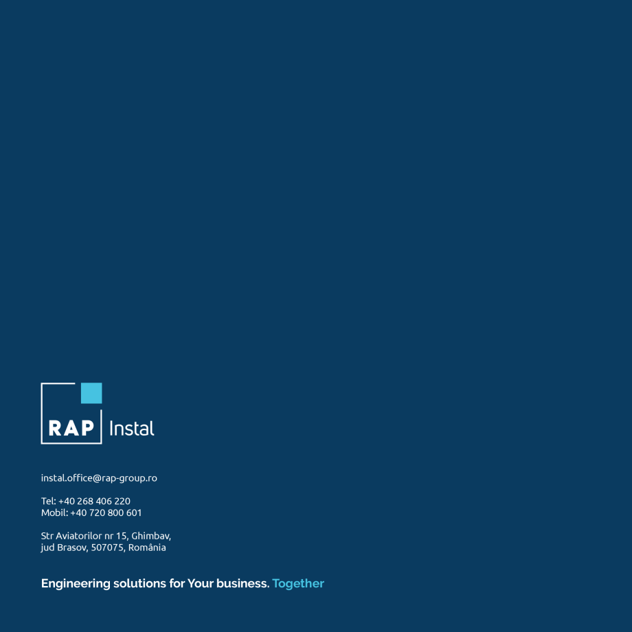 Pagina 26-RAP Instal - Servicii impecabile de la proiectare la mentenanță  Catalog, brosura Romana 