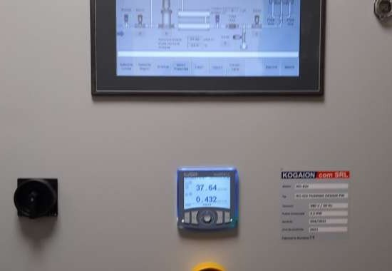 Tablou de automatizare presiune, debit, volum, conductivitate, temperatura KOGAION