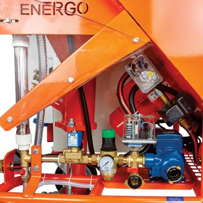 ENERGO Sistem pompare si aplicare material  - Masini de pompare si tencuit pentru glet ENERGO
