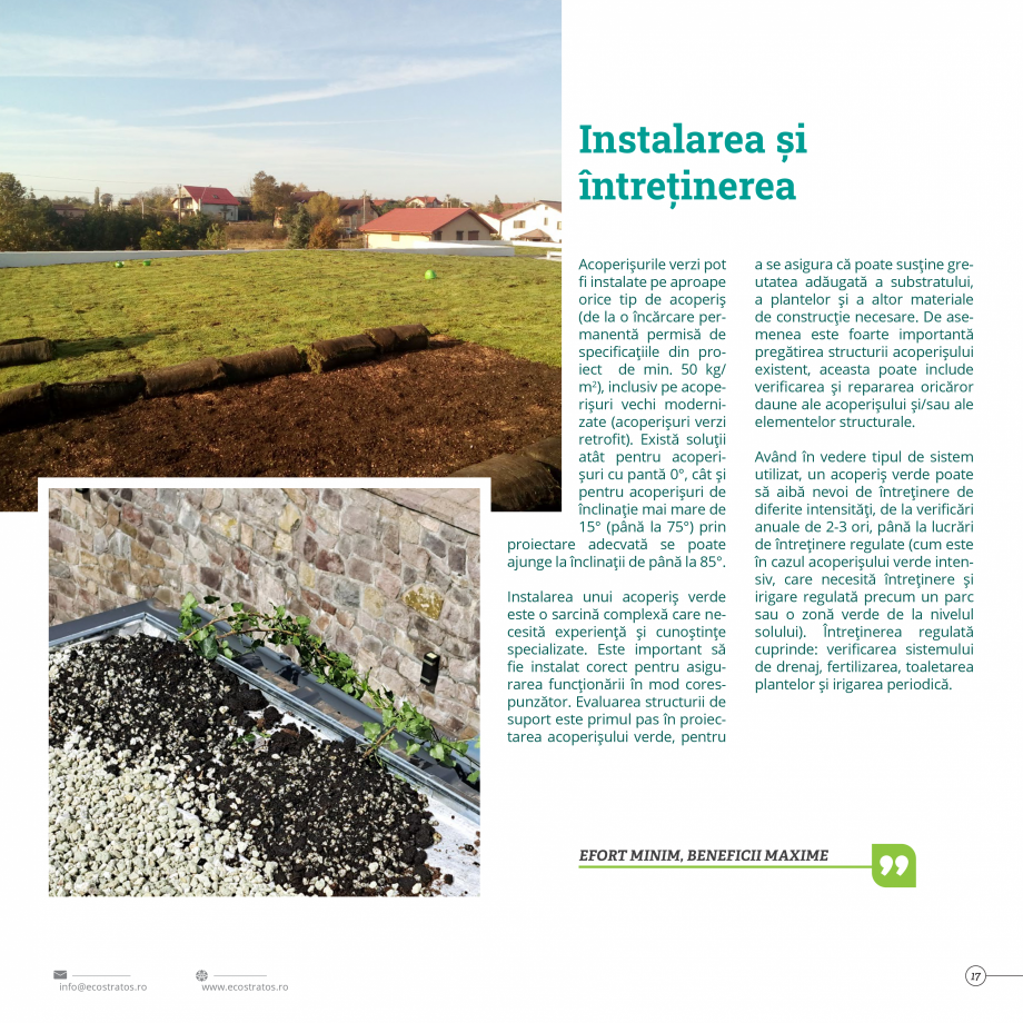 Pagina 17 - Catalog Ecostratos - Acoperisuri verzi  Catalog, brosura Romana aci, în funcție de...