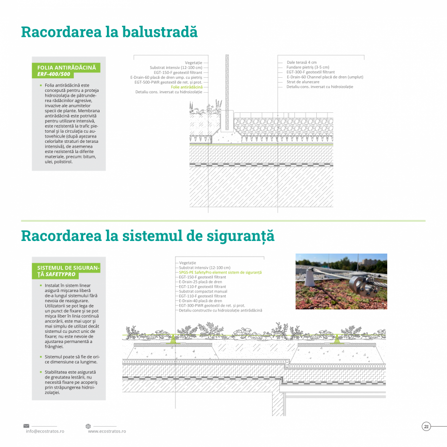 Pagina 21-Catalog Ecostratos - Acoperisuri verzi  Catalog, brosura Romana ă elemente din
cele două tipuri de...