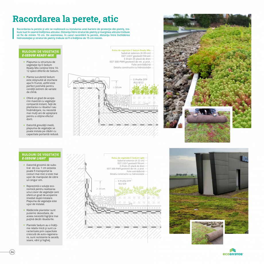 Pagina 24 - Catalog Ecostratos - Acoperisuri verzi  Catalog, brosura Romana nă la lucrări
de...