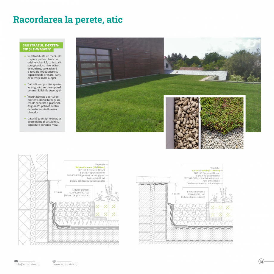 Pagina 25 - Catalog Ecostratos - Acoperisuri verzi  Catalog, brosura Romana i lățimi, în
funcție...