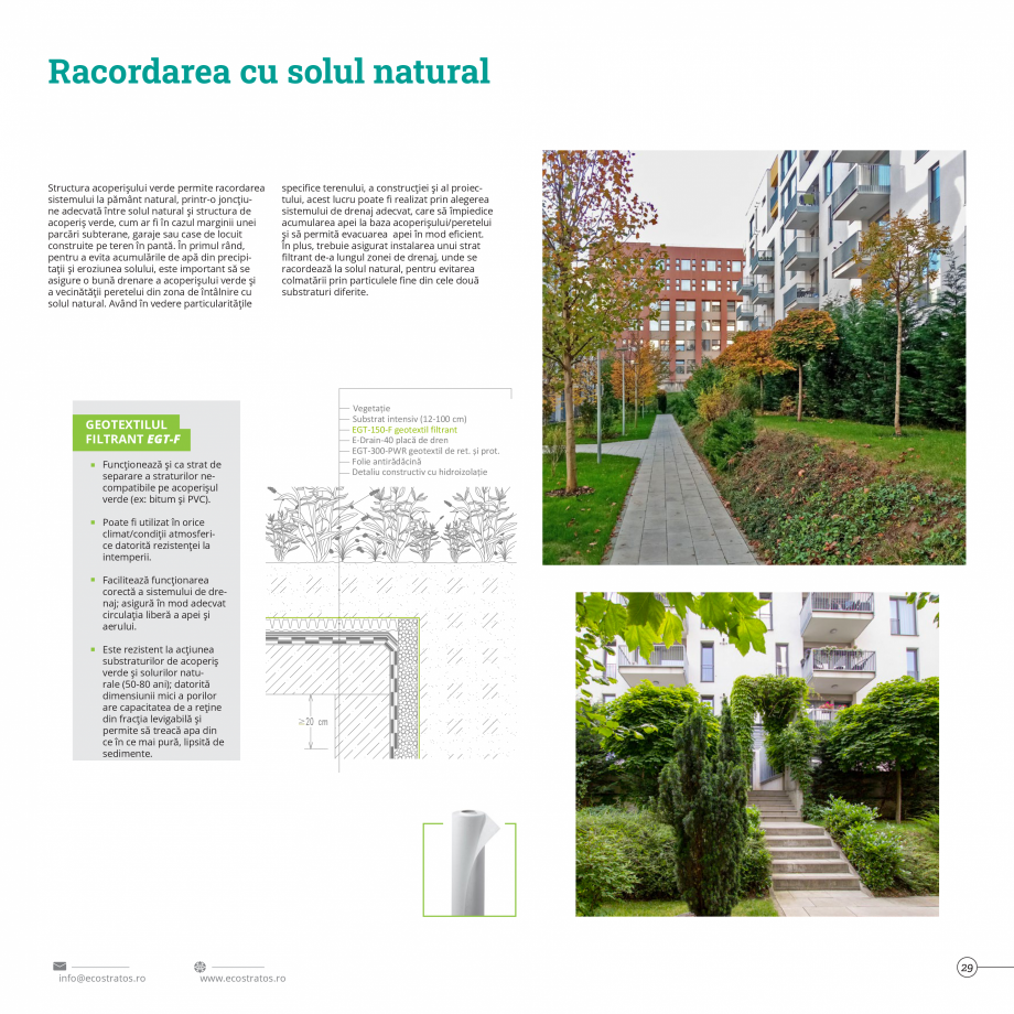 Pagina 29-Catalog Ecostratos - Acoperisuri verzi  Catalog, brosura Romana 12m, poate rezolva problema
apei...