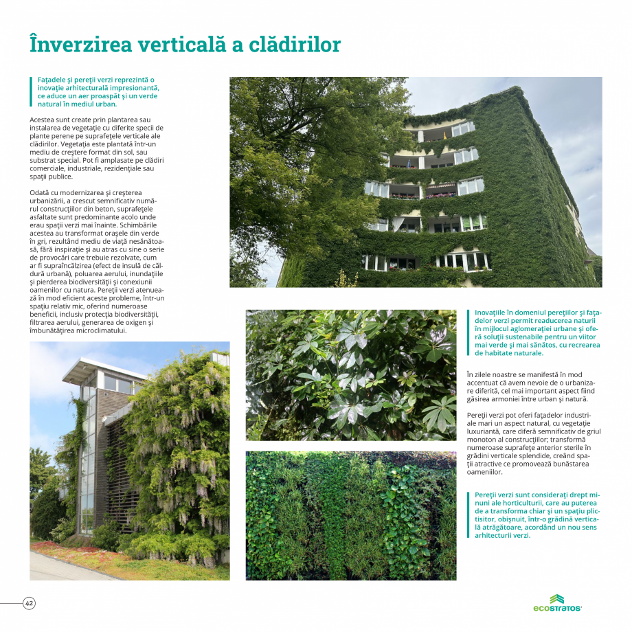 Pagina 42 - Catalog Ecostratos - Acoperisuri verzi  Catalog, brosura Romana  de ret. și prot....