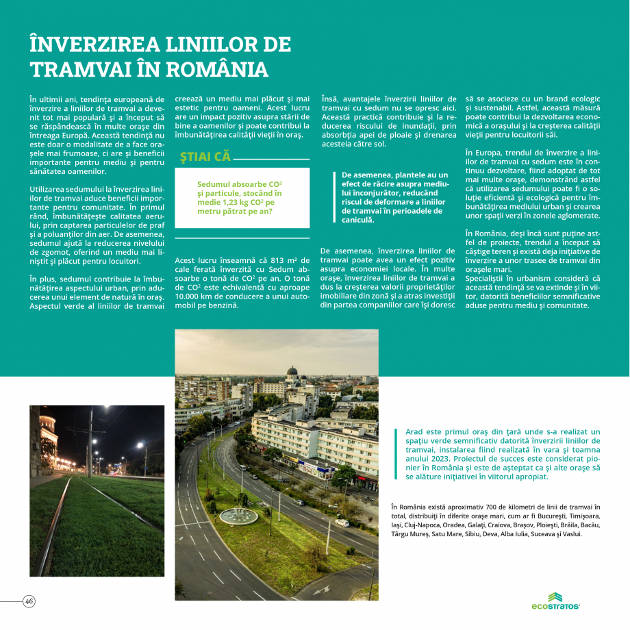 Pagina 46-Catalog Ecostratos - Acoperisuri verzi  Catalog, brosura Romana ui.
Este rezistent la acțiunea...