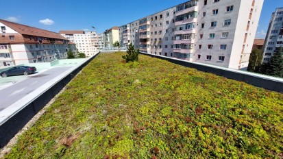 Acoperis verde - Parking Sibiu Proiecte realizate de terti cu produse ECOSTRATOS