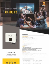 Date tehnice pentru invertor de stocare a energiei - x3-pro-g2