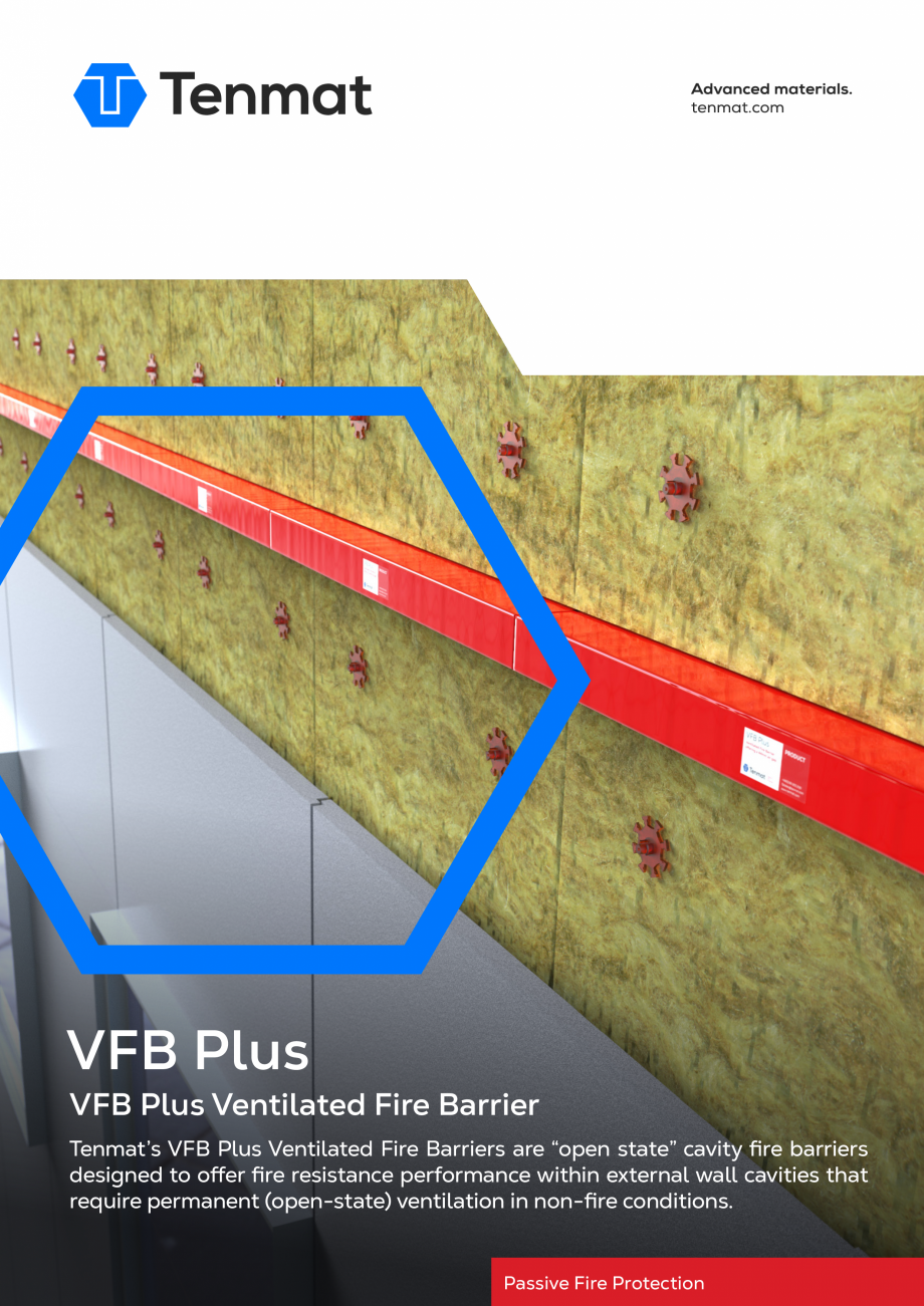 Pagina 1 - Bariera de incendiu ventilată TENMAT VFB Plus Fisa tehnica Engleza VFB Plus
VFB Plus...