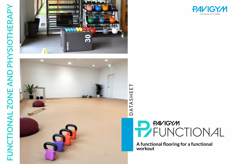 Pagina 1 - Pardoseală sportivă PAVIGYM FUNCTIONAL Fisa tehnica Engleza D ATA S H E E T

FUNCTIONAL...