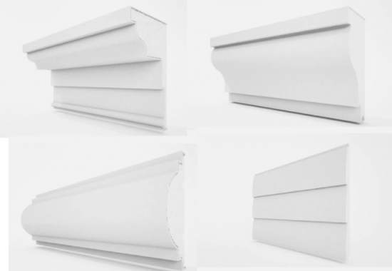 Profile decorative de exterior pentru ferestre, usi, fatade DIVARE