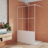 Paravan dus Easy Loft 76 alb Paravan dus Easy Loft