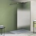 Paravan dus Easy Shade - argintiu lucios Paravan dus Easy Shade