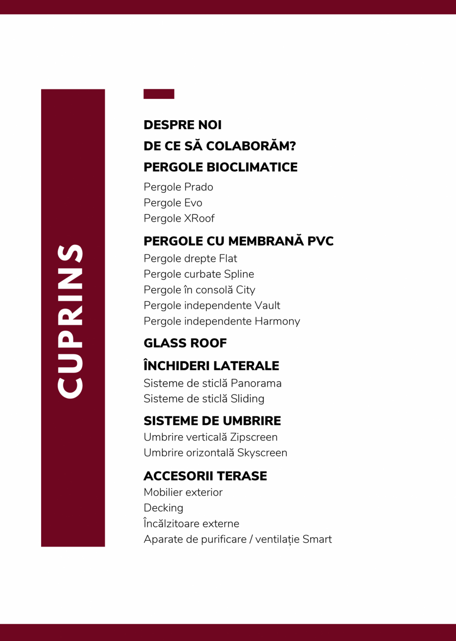 Pagina 3-Amenajeza o terasa de vis - Catalog produse Sun Leader 2024 SUN LEADER Catalog, brosura Romana...