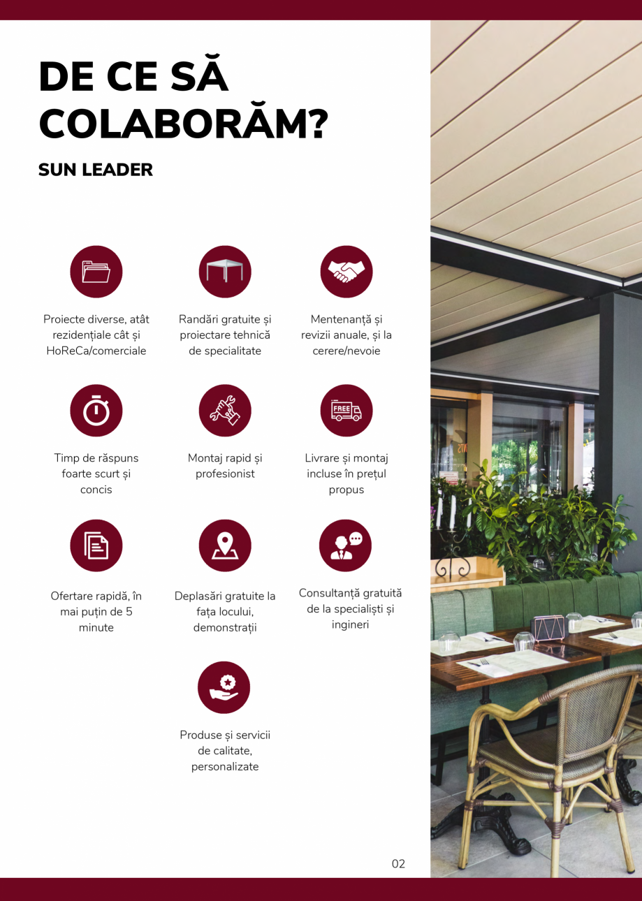 Pagina 5-Amenajeza o terasa de vis - Catalog produse Sun Leader 2024 SUN LEADER Catalog, brosura Romana tabil...