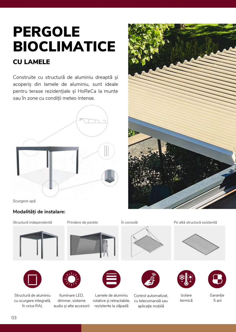 Pagina 6-Amenajeza o terasa de vis - Catalog produse Sun Leader 2024 SUN LEADER Catalog, brosura Romana i...