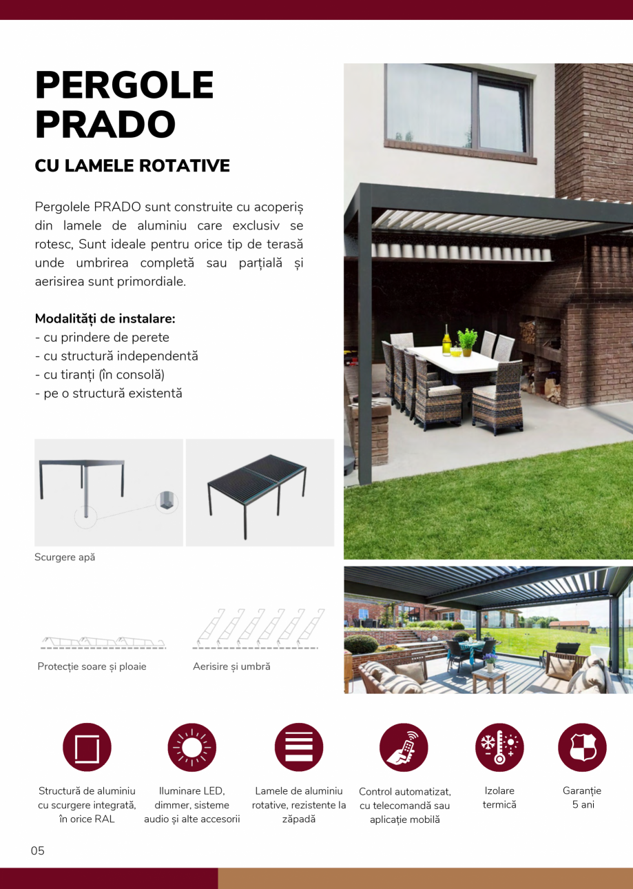 Pagina 8-Amenajeza o terasa de vis - Catalog produse Sun Leader 2024 SUN LEADER Catalog, brosura Romana ole...