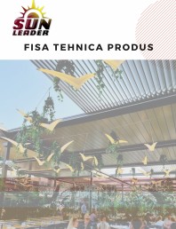 Fisa tehnica pergola Bioclimatica XROOF