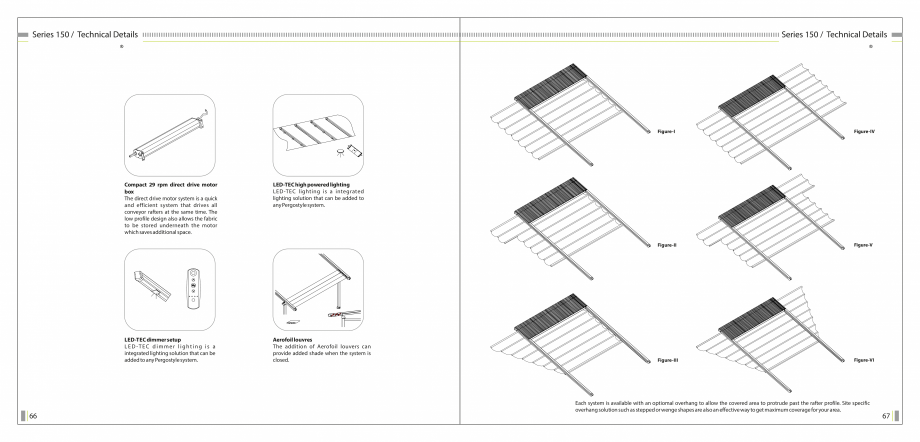Pagina 35-SUN LEADER - Catalog - specificatii tehnice pergole cu membrana PVC SUN LEADER Specificații tehnice...