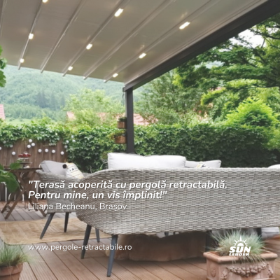 SUN LEADER Testimonial - Brasov - Pergole retractabile pentru acasa, terase, restaurante SUN LEADER