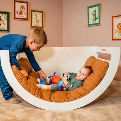 Balansoar Montessori cu tobogan Balansoar Montessori cu tobogan