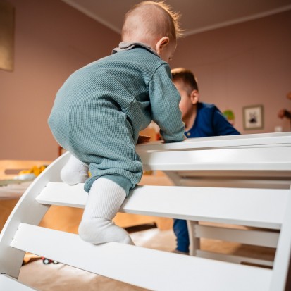 Balansoar Montessori cu tobogan Balansoar Montessori cu tobogan