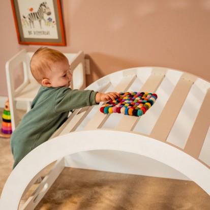 Balansoar Montessori cu tobogan Balansoar Montessori cu tobogan