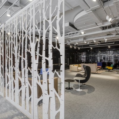 BUZZISPACE Panouri acustice suspendate - Panouri acustice pentru birouri si spatii office BUZZISPACE