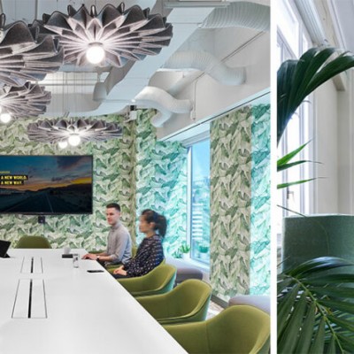 BUZZISPACE Panouri acustice suspendate - Panouri acustice pentru birouri si spatii office BUZZISPACE