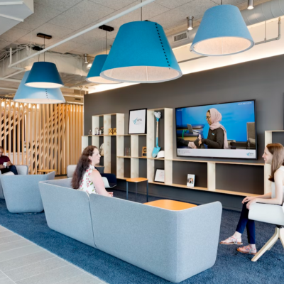 BUZZISPACE Panouri acustice suspendate - Panouri acustice pentru birouri si spatii office BUZZISPACE