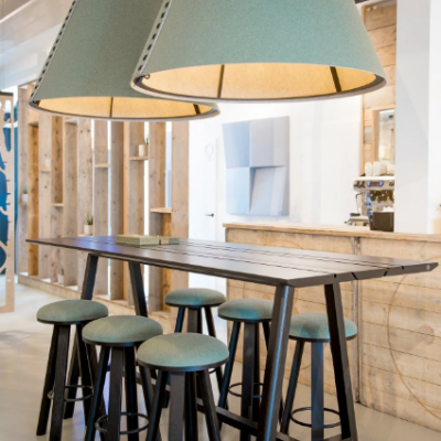 BUZZISPACE Panouri acustice suspendate - Panouri acustice pentru birouri si spatii office BUZZISPACE