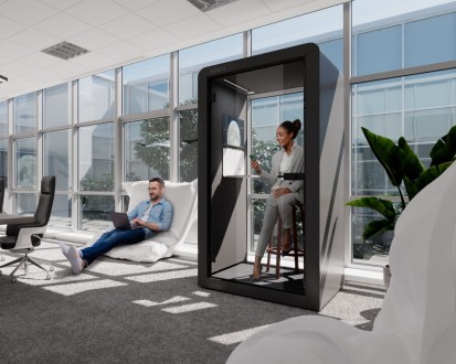 Cabina acustica modulara pe roți  Space Cabine acustice modulare pe roti 