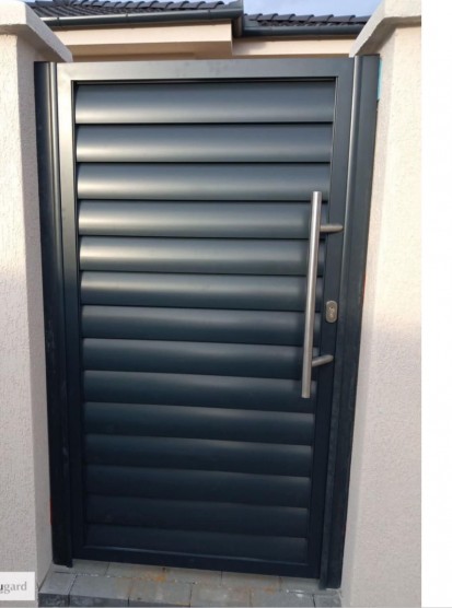 Poarta din aluminiu Porti si garduri din aluminiu pentru imprejmuri exterioare