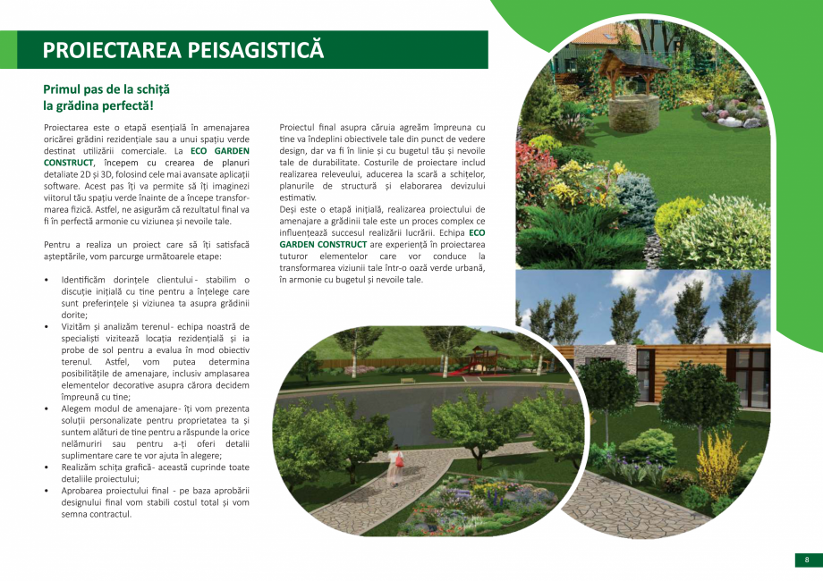 Pagina 9-Catalog - Peisagistica rezidentiala si comerciala ECO GARDEN CONSTRUCT Catalog, brosura Romana 