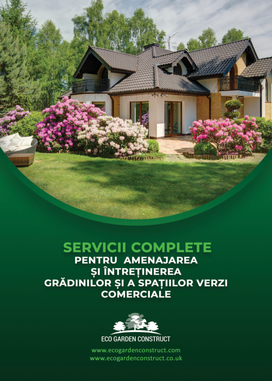 Pagina 1-Brosura - Amenajarea gradinilor  rezidentiale si a spatiilor verzi comerciale ECO GARDEN CONSTRUCT...