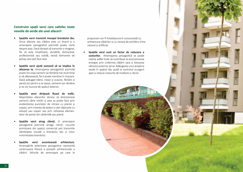 Pagina 22 - Catalog peisagistica rezidentiala si comerciala ECO GARDEN CONSTRUCT Catalog, brosura...