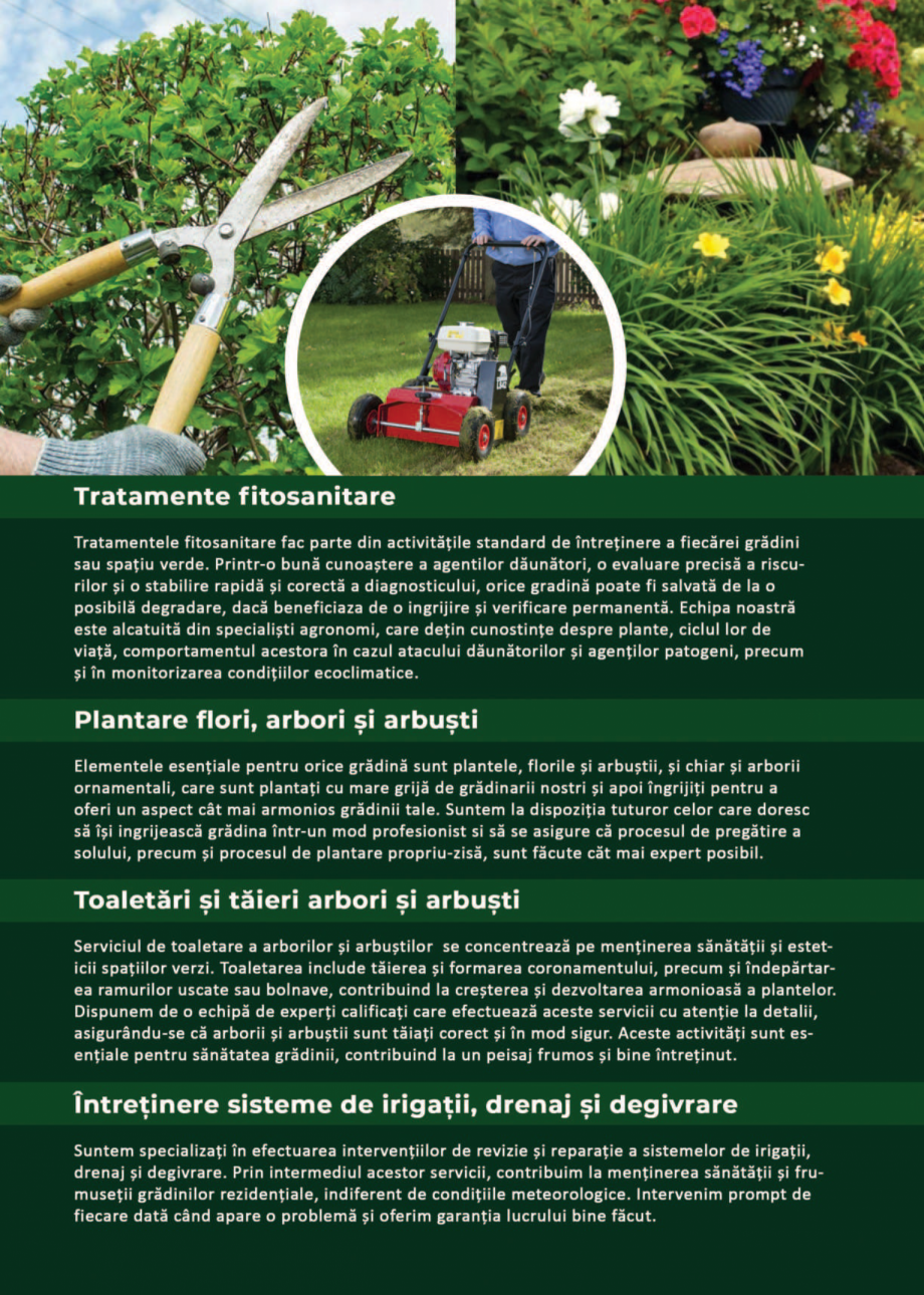 Pagina 7 - Brosura - Amenajarea si intretinerea gradinilor  rezidentiale si a spatiilor verzi...