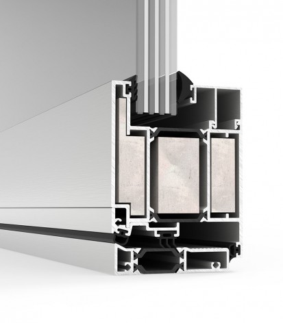 Usi rezistente la foc din aluminiu Millennium FR Usi rezistente la foc din aluminiu