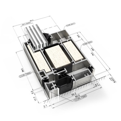 BATI-AL Usi rezistente la foc din aluminiu - Usi din aluminiu pentru cladiri de birouri sau