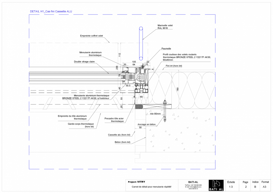 Pagina 11-Carte de detalii pentru tamplaria din aluminiu BATI-AL  Fisa tehnica Franceza térieur

120

Profil ...