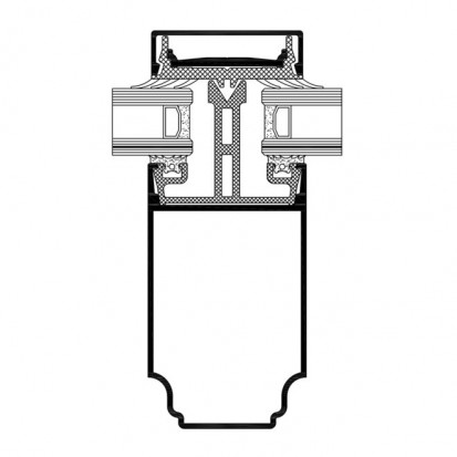 Sistem Victorian Plus - sectiune incrucisata  Victorian Plus Sisteme termoizolate pentru acoperișuri complexe